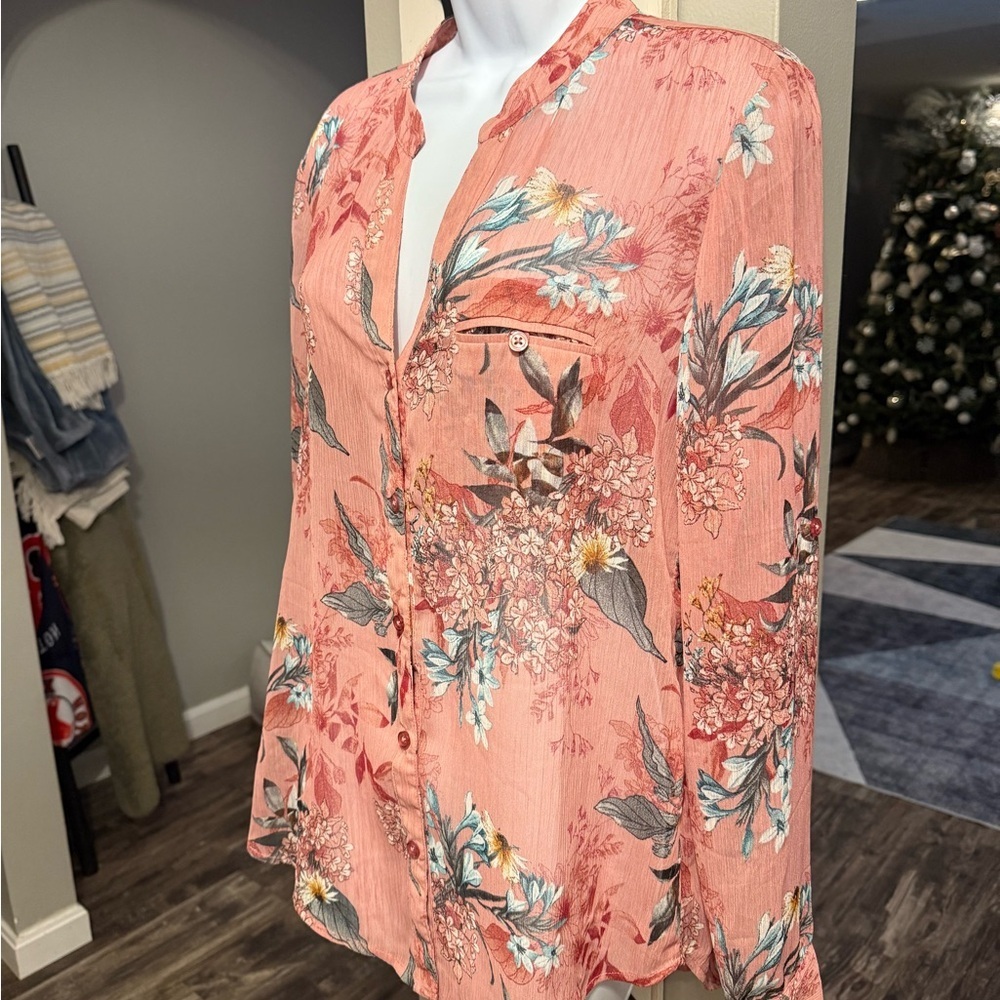 Kut from the Kloth Pink Floral Top - Picture 2 of 4